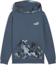 Zdjęcie Puma Młodzieżowa Bluza Z Kapturem Essentials Camo Dark Indigo Blue - Żagań