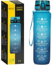 Zdjęcie 4Fizjo Bidon Sportowy Szczelna Butelka Na Napój Wodę Solidna Tritanowa 1L - Dębica