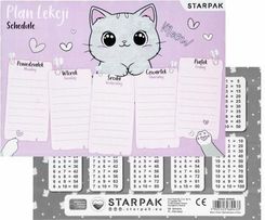 Zdjęcie Starpak Plan Lekcji Z Tabliczką Mnożenia Kitty - Pszów