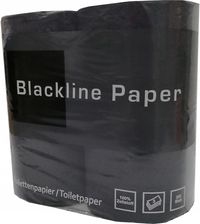 Zdjęcie Blackline Czarny Papier Toaletowy Celulozowy 3-Warstwowy 4 Rolki - Brwinów