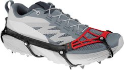 Ultralekkie raczki biegowe turystyczne Kahtoola MICROspikes Ghost - czarny/czerwony