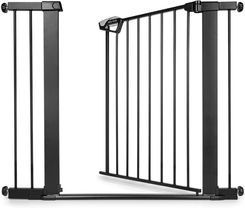 Zdjęcie Milly Mally Bramka zabezpieczająca Barierka na schody z rozszerzeniami Guardy 76-104 Black - Maków Podhalański