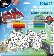 Zdjęcie Derform Kidea Magiczne Karty Aktywowane Wodą Pojazdy - Buk