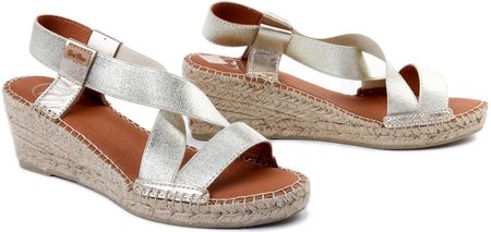 TONI PONS TURA-RC plati platinum, sandały/espadryle damskie