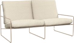 Zdjęcie Ferm Living Sofa Ogrodowa Desert Pure Bouclé Podwójna Z Beżową Ramą 1104270931 - Września