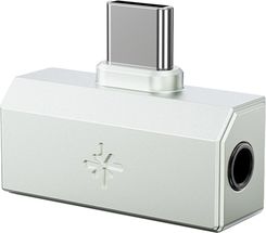 Zdjęcie FiiO Snowsky Tiny B - Wzmacniacz słuchawkowy z DAC 3,5mm + 4,4mm Jack Srebrny - Stawiski