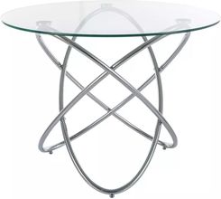 Zdjęcie Signal Meble Stół Orbit Transparentny Chrom 100cm (10689) - Warszawa