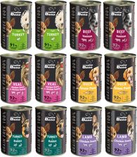 Super Beno Beno Bezzbo�owa Mokra Karma Dla Ps�w Mix Puszki Dla Psa 92% Mi�sa 12X415G