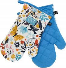 Zdjęcie SPRING TIME KOMPLET RĘKAWIC KUCHENNYCH 19x30CM BAWEŁNA W KWIATY KWIATKI - Gołańcz