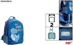 Zdjęcie Mp Main Paper Plecak Dwukomorowy Dino Park Granatowy 22X9X29Cm - Maków Podhalański