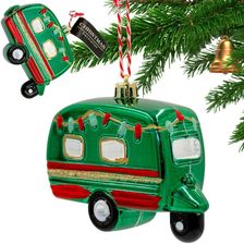 Zdjęcie CHRISTMAS DECORATION Bombka Samochód Zielony - Wielbark