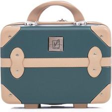 Zdjęcie Kuferek SEMI LINE T5838-1 Vintage 23 cm Zielono-różowy - Wągrowiec