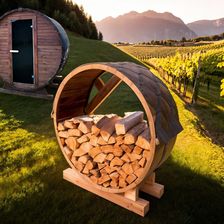 Zdjęcie Drewutnia okrągła, zamknięta, modułowa - Warszawa