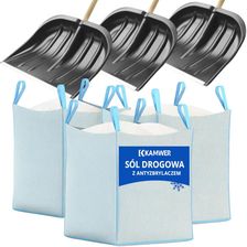 Zdjęcie Sól Drogowa 3000kg Big-Bag  + 3 ŁOPATY - Więcbork
