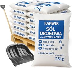 Zdjęcie Sól Drogowa Workowana 500kg + Łopata - Więcbork