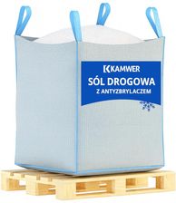 Zdjęcie Sól Drogowa, 1000kg Big-Bag - skuteczna sól zimowa do dróg, chodników, śniegu, lodu i gołoledzi - Więcbork