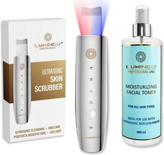 Zdjęcie Lumineo Urządzenie Do Peelingu Kawitacyjnego M22 5W1 + Tonik Nawilżający 400Ml - Cedynia