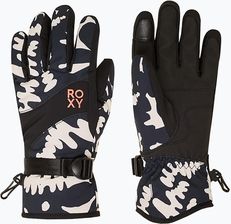 Zdjęcie Roxy Rękawice Snowboardowe Damskie Jetty True Black/Big Flower - Zawidów