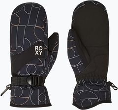 Zdjęcie Roxy Rękawice Snowboardowe Damskie Jetty Mitt True Black/Bobby Line - Jordanów