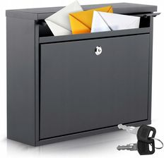 Zdjęcie Humberg Skrzynka Na Listy 37,5x30,5x12cm Antracyt Hm-860 (586000) - Kraków