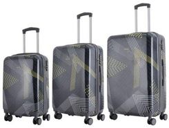 Zdjęcie Zestaw walizek SEMI LINE T5651-0 Grafitowy | DARMOWY TRANSPORT! - Bytom