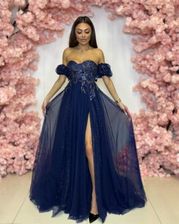 Zdjęcie Sukienka długa Madryt kolor granatowy - Wadowice