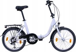 Zdjęcie Challenge Rower Składak 20 Składany Damski Męski Uniwersalny Biały 6 Bieg - Kępice