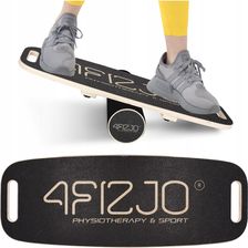 Zdjęcie 4Fizjo Deska Do Balansowania Trener Równowagi Drewniana Platforma Balance Board - Kraków