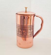 Zdjęcie Miedziany Dzbanek 1 Ltr. Kaszmir Handmade - Sępopol