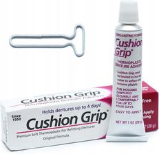CUSHION GRIP Klej Do Protez Termoplastyczny Najmocniejszy Trzyma do 4 Dni 28g