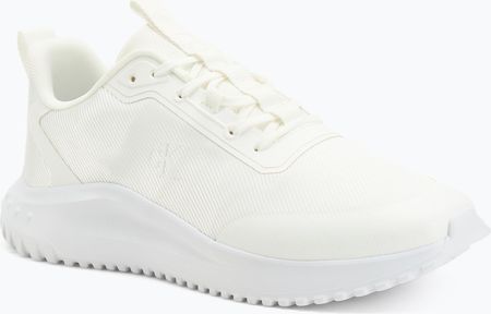 Buty męskie Calvin Klein YM0YM01442 Eva Runner Lace Up Mat Mix 0GJ triple bright white