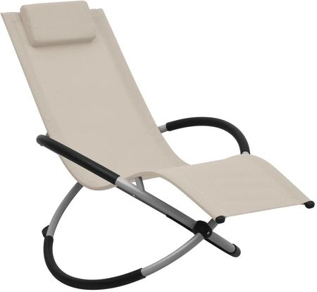 Gravora Leżak Ogrodowy Dla Dzieci Kremowy/Szary 60,5x121x59,5cm G06157177