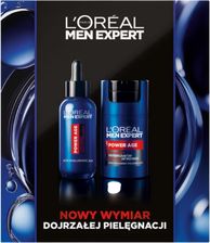 Zdjęcie L'Oreal Paris Men Expert Power Age Zestaw Rewitalizujący Krem Nawilżający 50ml + Serum Z Kwasem Hialuronowym 30ml - Jastrzębie-Zdrój