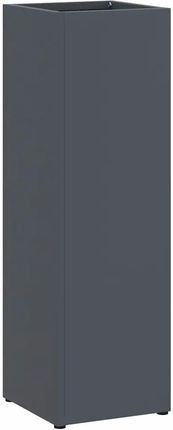 vidaXL Stojak Na Parasole Antracytowy Metal Standardowy Prostokątny (868484)