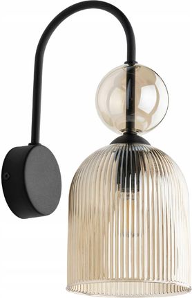 Tk-Lighting Kinkiet Szklany Sophia Cognac 1Xe14 Bursztynowa (5906135111404)