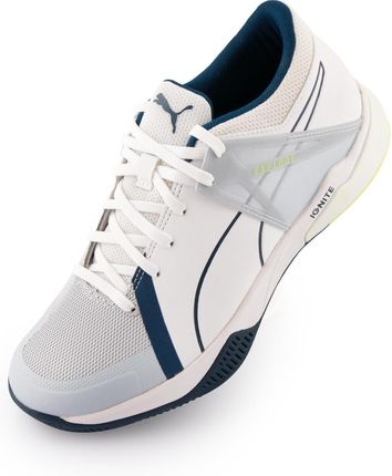 Puma Unisex Xbrid 2 Trampki - Biały/Szary-Żółty - Rozmiar 44