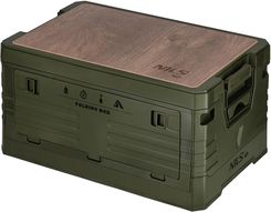 Zdjęcie Nils Skrzynia Transportowa Camp Ncb4002 32L Z Drewnianym Blatem Green - Nowe Miasteczko
