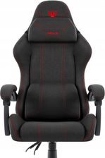 Zdjęcie Hell's Chair HC-1014 Czarny Czerwony Tkanina - Mielec