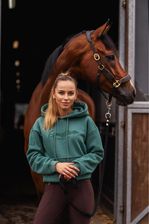 Zdjęcie Jd Attack Bluza Jeździecka Equestrian Butelkowa Zieleń - Piaski