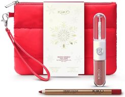 Zdjęcie Kiko Milano Snow-Kissed Holiday My Perfect Combo Lips Gift Set Zestaw Upominkowy Do Makijażu Ust 03 Festive Fire - Wschowa