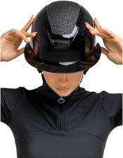 Zdjęcie Equus Brand Kask Jeździecki Diamond Touch Szeroki Daszek - Morąg