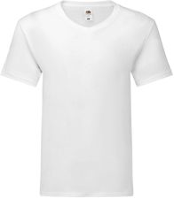 Zdjęcie Fruit Of The Loom T Shirt Męski W Serek Iconic 150 Białe - Kunów