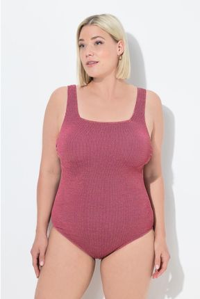 Damskie Strój kąpielowy faktura karo miękki miseczki dekolt karo