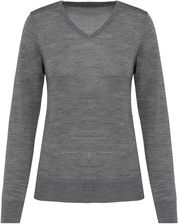 Zdjęcie Damski sweter z merynosów z dekoltem v-neck Kariban Premium - Sandomierz