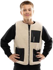 Zdjęcie Chłopięca dwustronna ocieplana kamizelka sherpa Lifestyle Siroko Tiny - Nałęczów