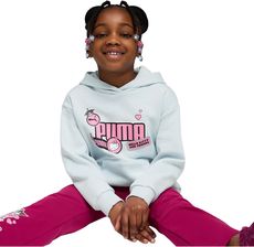 Zdjęcie Bluza z kapturem dla dzieci Puma X Hello Kitty Friends Relaxed Gra - Śrem