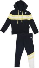 Zdjęcie Dres dziewczęcy z kapturem i poziomym paskiem Basic - Bieruń
