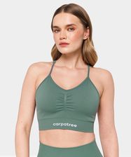 Zdjęcie Biustonosz bezszwowy Carpatree Allure zielony - Skała