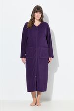 Zdjęcie Damskie Szlafrok dwukierunkowy zamek błyskawiczny frotte miękki w dotyku - Płock