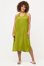 Zdjęcie Damskie Sukienka mini krój trapezowy dekolt w szpic bez rękawów - Biłgoraj